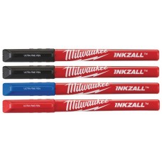 Набор ручек Milwaukee INKZALL Fine Tip (Синий/Красный/Черный) тонких