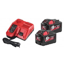 Комплект аккумулятор и зарядное устройство Milwaukee M18 NRG-902