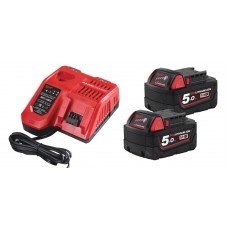 Комплект аккумулятор и зарядное устройство Milwaukee M18 NRG-502